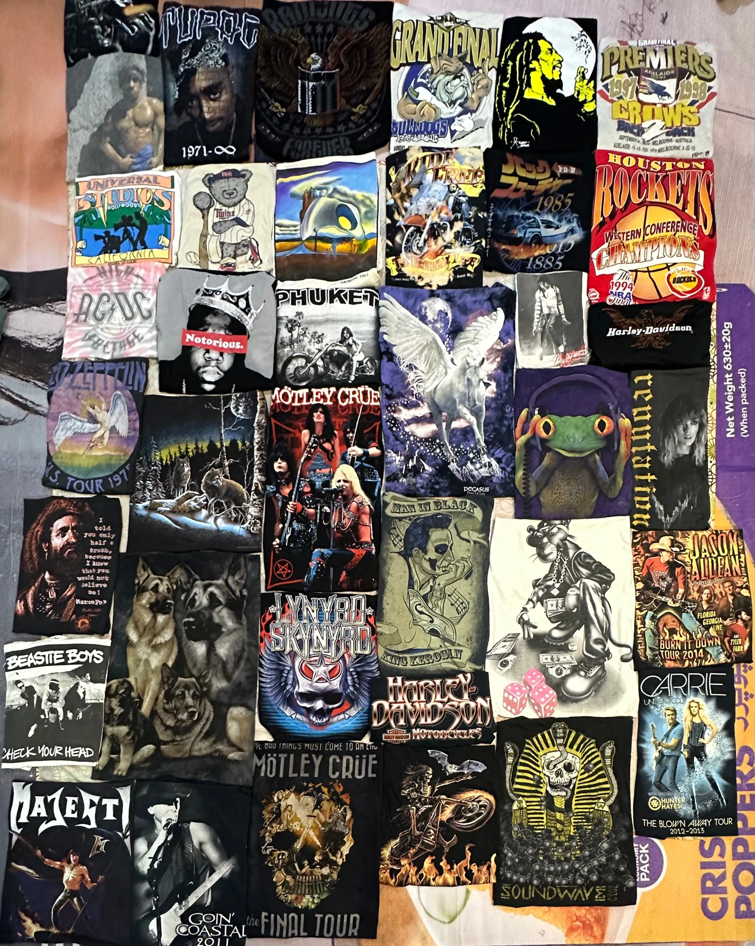 Branded Vintage Music T shirts