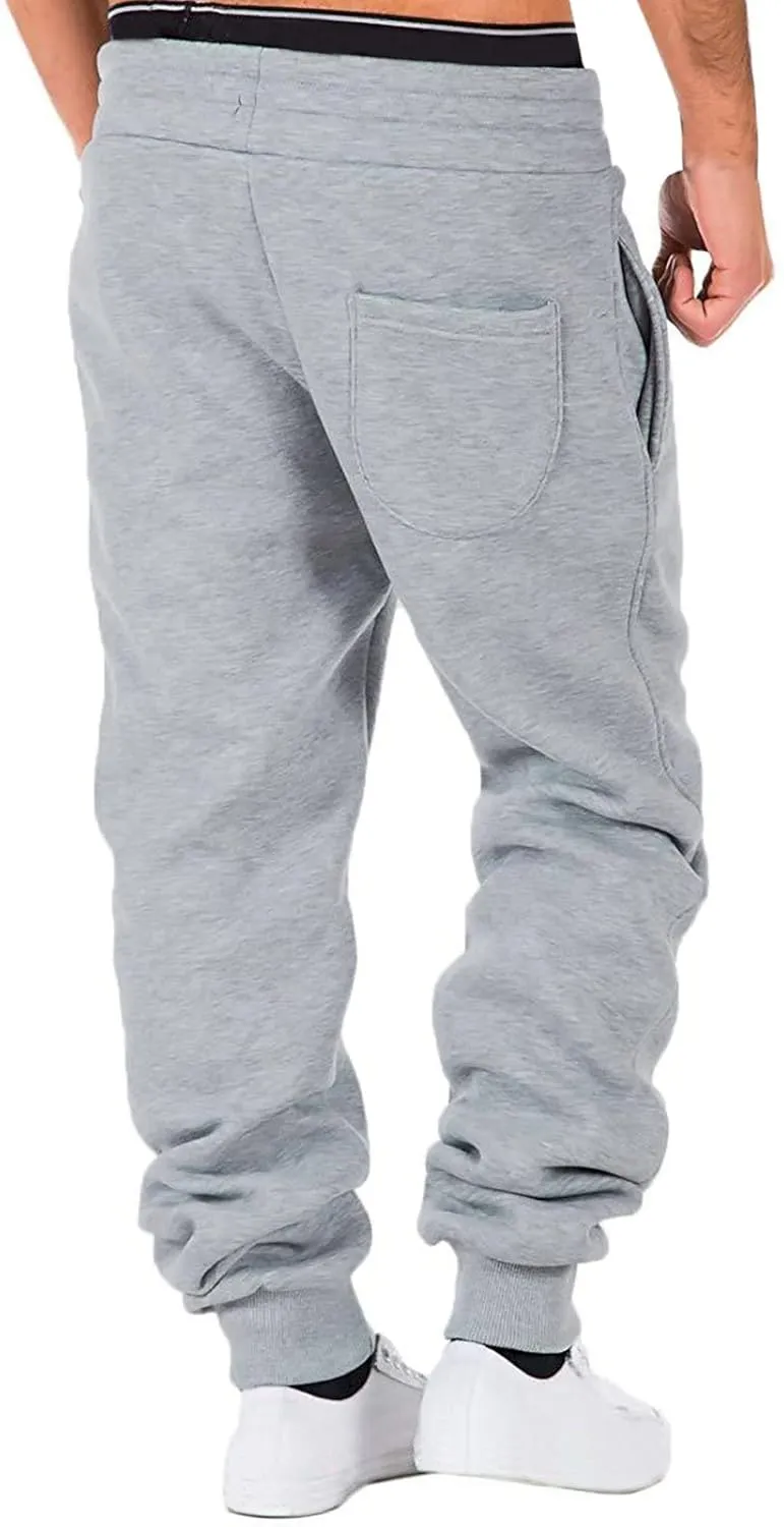 Cargo Pants for Men Relaxed Fit Pants Sweatpants for Men with Pockets Mens Heavyweight Sweatpants Fleece Lined Cargo