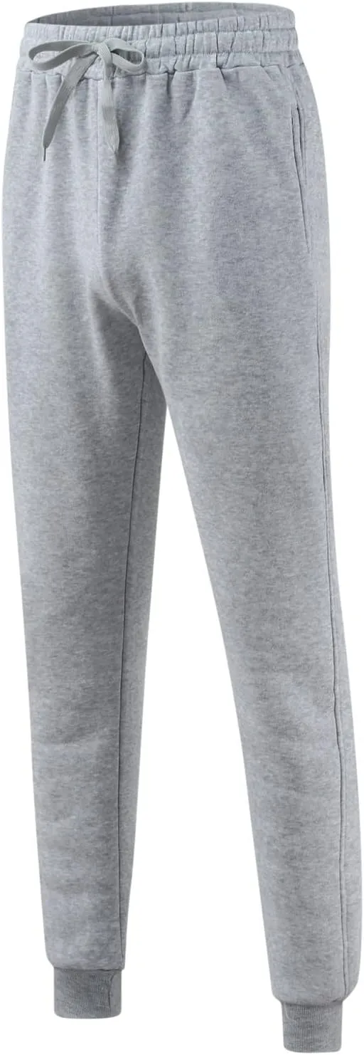 Cargo Pants for Men Relaxed Fit Pants Sweatpants for Men with Pockets Mens Heavyweight Sweatpants Fleece Lined Cargo