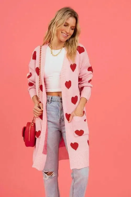 Cozy Open-Front Cardigan: Cute Patterns for Fashionable Women
