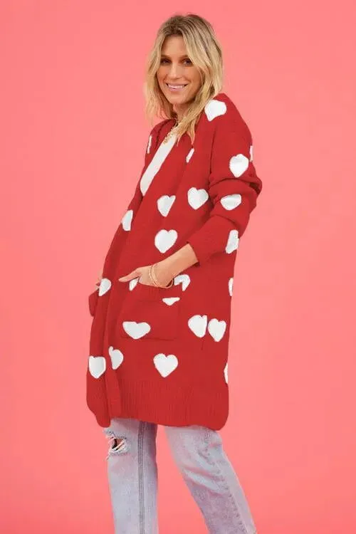 Cozy Open-Front Cardigan: Cute Patterns for Fashionable Women