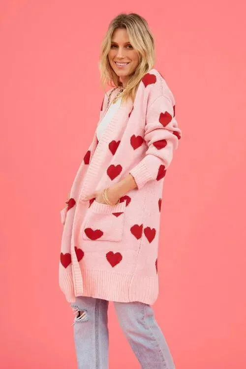 Cozy Open-Front Cardigan: Cute Patterns for Fashionable Women