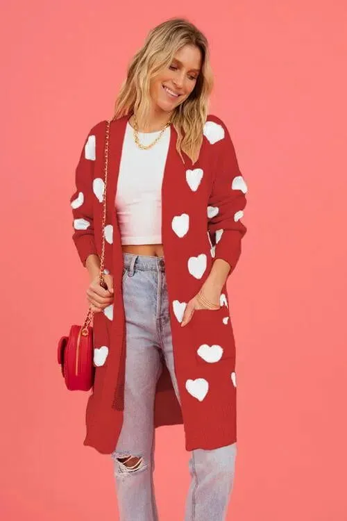 Cozy Open-Front Cardigan: Cute Patterns for Fashionable Women