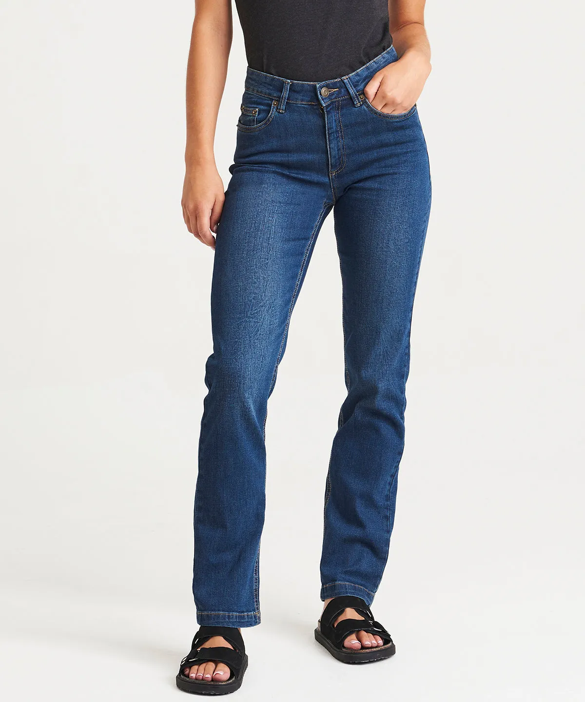 Dark Blue Wash - Women's Katy straight jeans