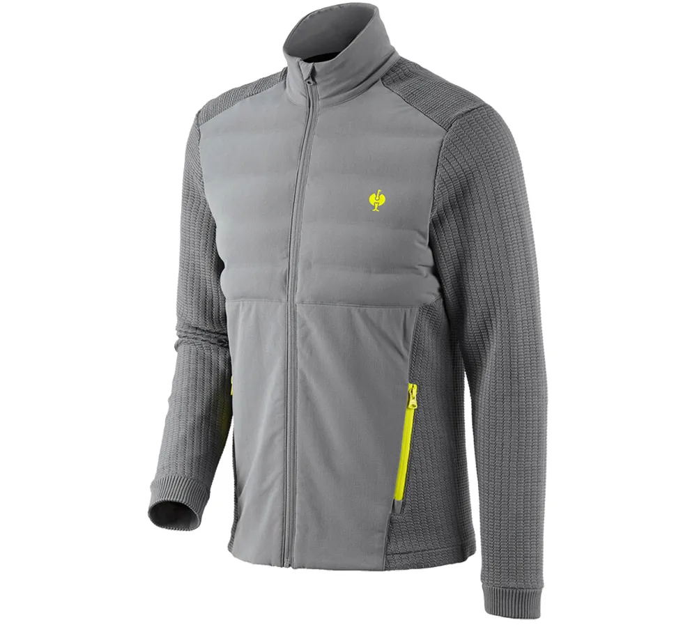 Hybrid knitted jacket e.s.trail