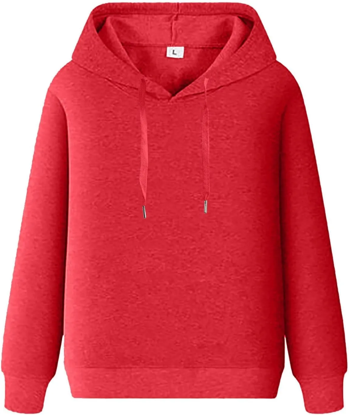 Mens Hoodie Long Sleeve Casual Pullover Hooded Sweatshirt Warm Fleece Pullover Loose Fit Sweatshirts for Everyday Wear