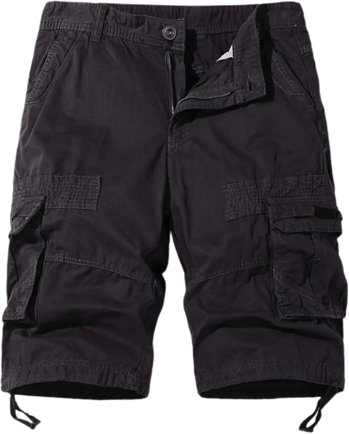 Mens Summer Cargo Shorts Loose Fit Lightweight Outdoor Work Shorts with Multi Pockets Classic Premium Twill Hiking Shorts