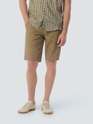 Short With Linen Garment Dyed | Almond