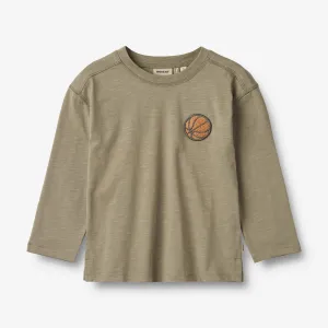 T-Shirt L/S Barny - dry sage