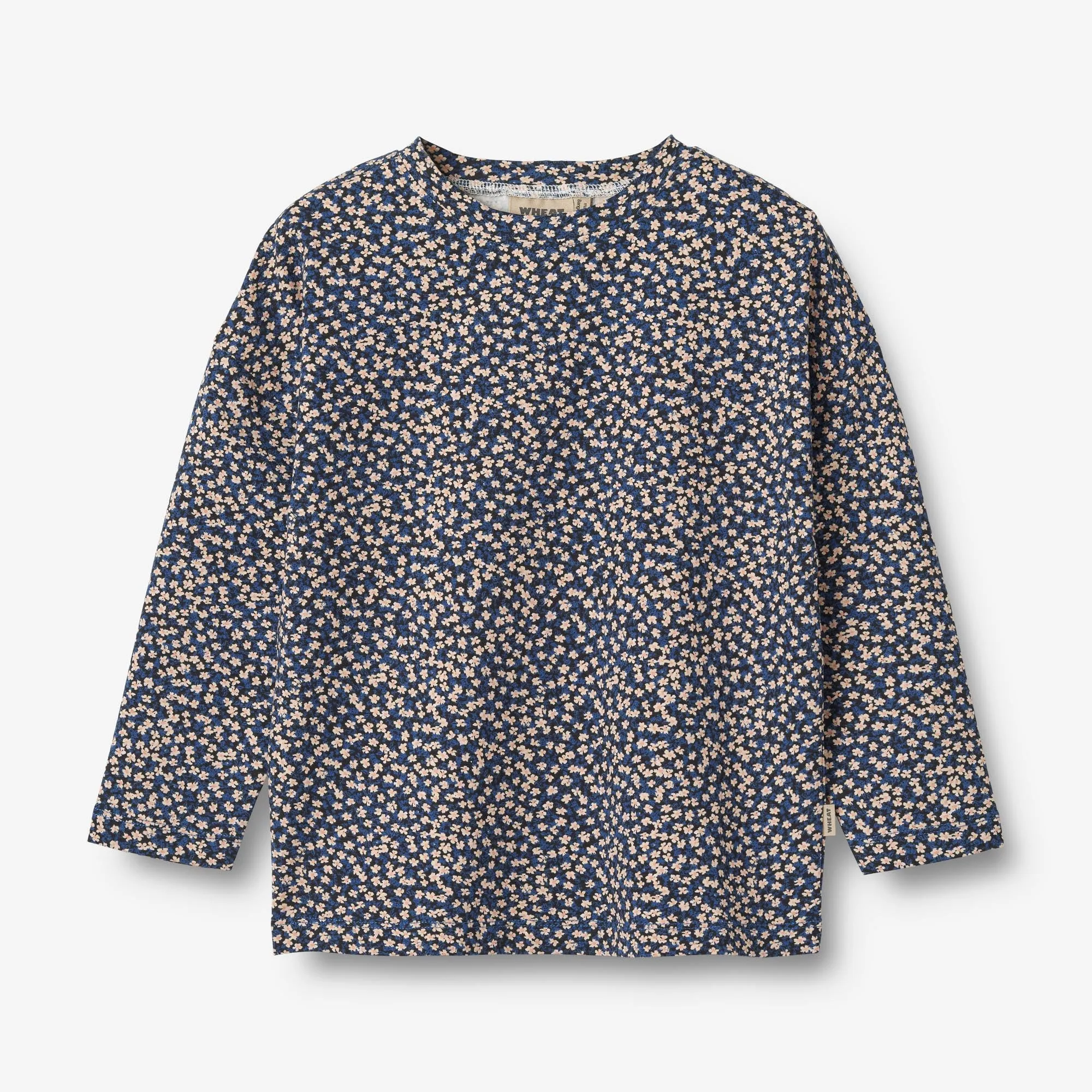 T-Shirt L/S Thilda - blue flowers