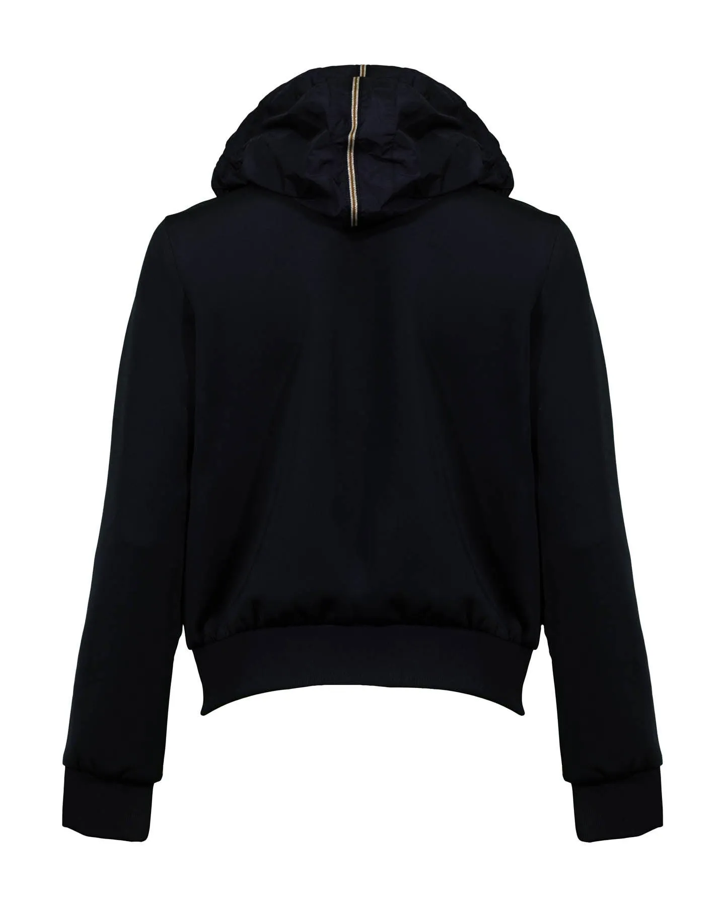 Tattoo Flower Print Zip Hoodie