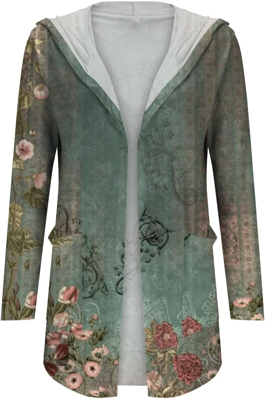 Womens Cardigans Summer Lightweight Long Sleeve with Pocket 2024 Plus Size Casual Fashion Thin Open Front Cardigan