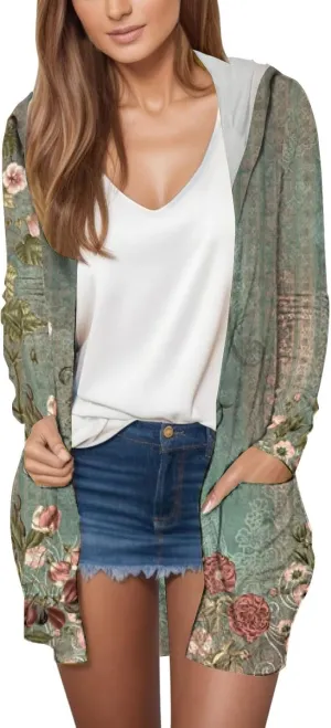 Womens Cardigans Summer Lightweight Long Sleeve with Pocket 2024 Plus Size Casual Fashion Thin Open Front Cardigan