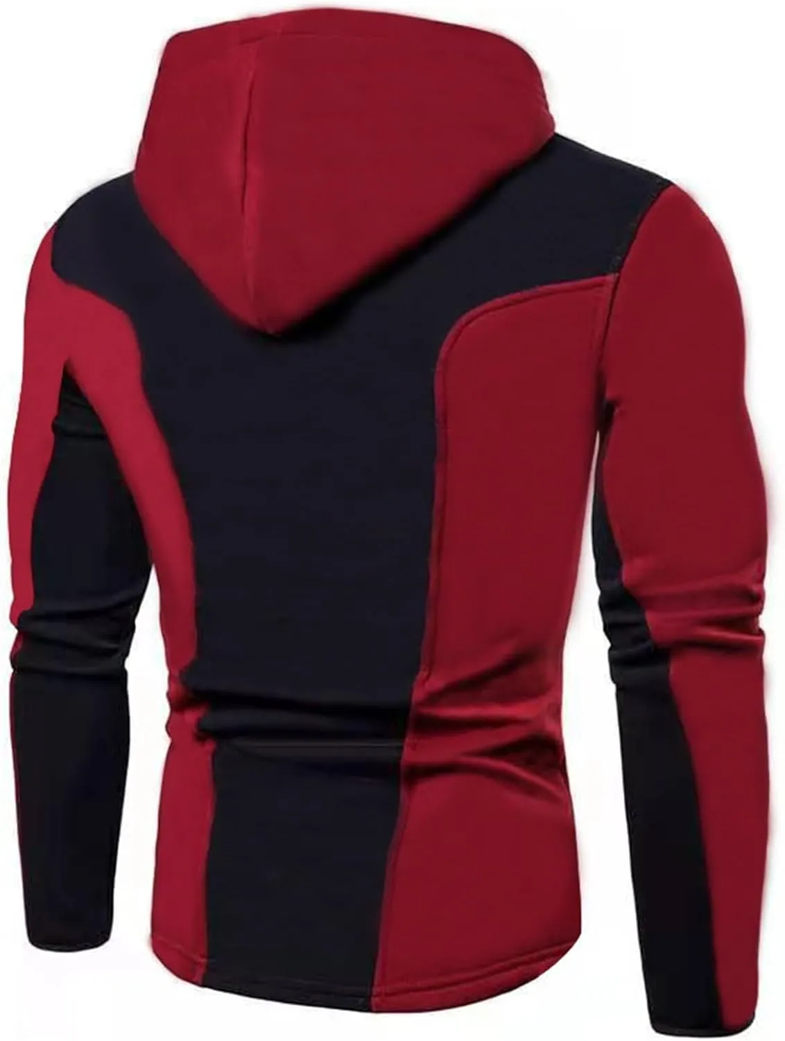 Ymosrh Men's Hoodies Zip Up Lightweight Workout Athletic Hooded Sweatshirt Jackets With Kanga Pocket Sweatshirt, S-3XL